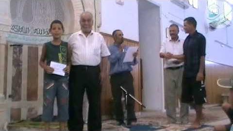 تكريم الاطفال الفائزين في مسابقة حفظ القرآن الكريم