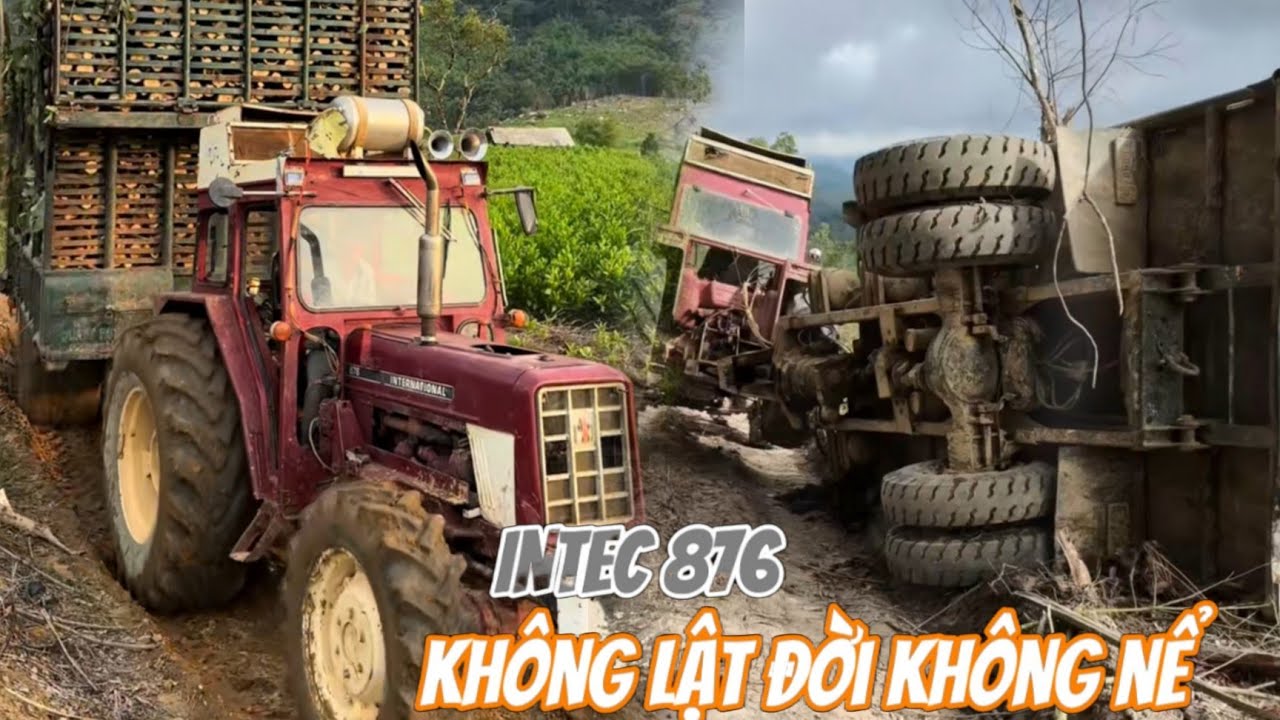 Không lật đời không nể..!! INTEC 876 Chở keo quá khoẻ [ ISEKI BINH PHUOC ]