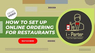 i-Porter.com : How to set up online ordering for Restaurants screenshot 1