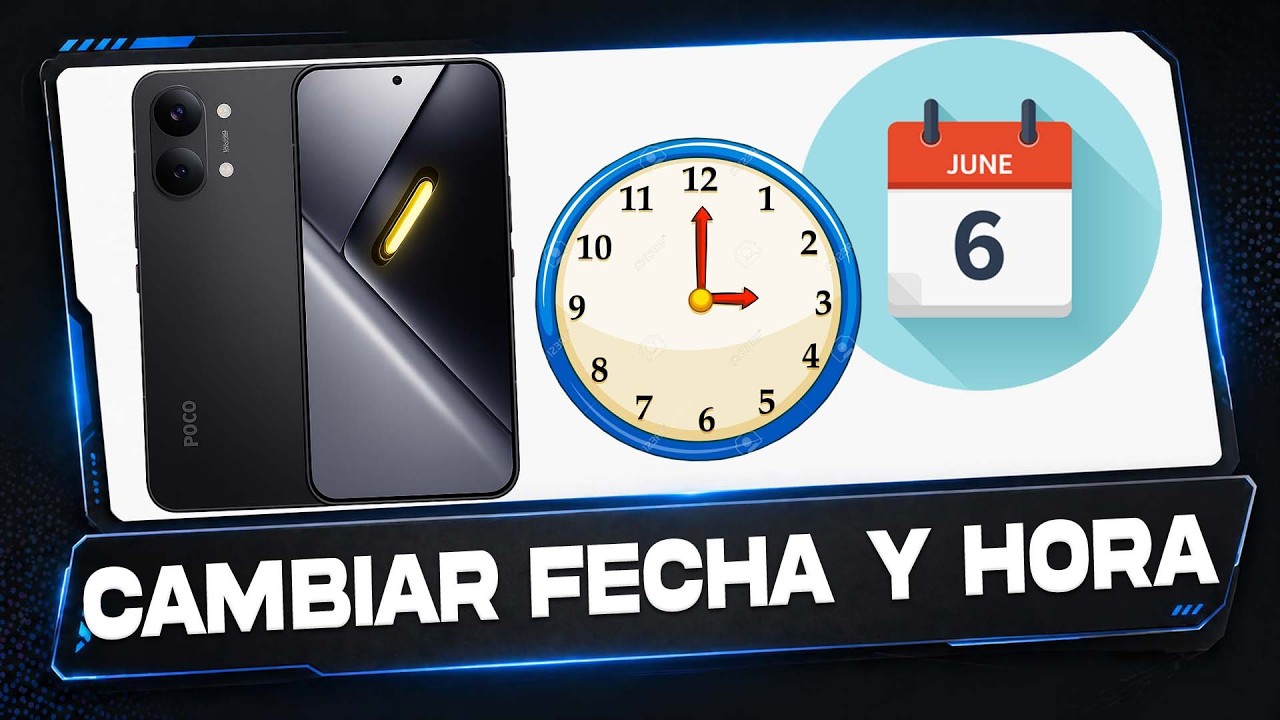 Como Cambiar la Fecha y Hora del Xiaomi Poco X8 Pro y X8 Pro Max
