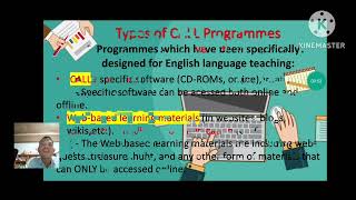 Computer Assisted Language Learning