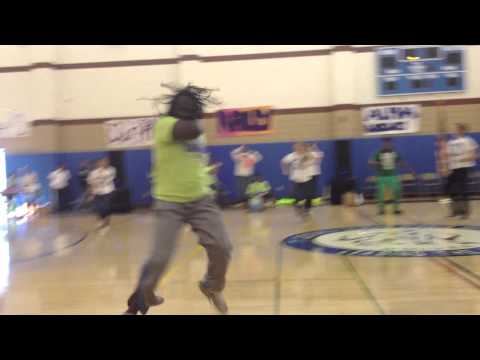 Surprise Teacher Dance at Lovonya DeJean Middle School - Bay Area Style!!!