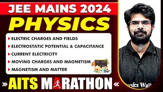 Complete PHYSICS in 1 Shot | JEE 2024 | Part 1 | Class 12th Lakshya | AITS Marathon