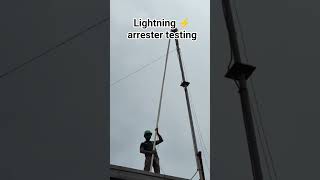 Lightning arrester testing #shortvideo
