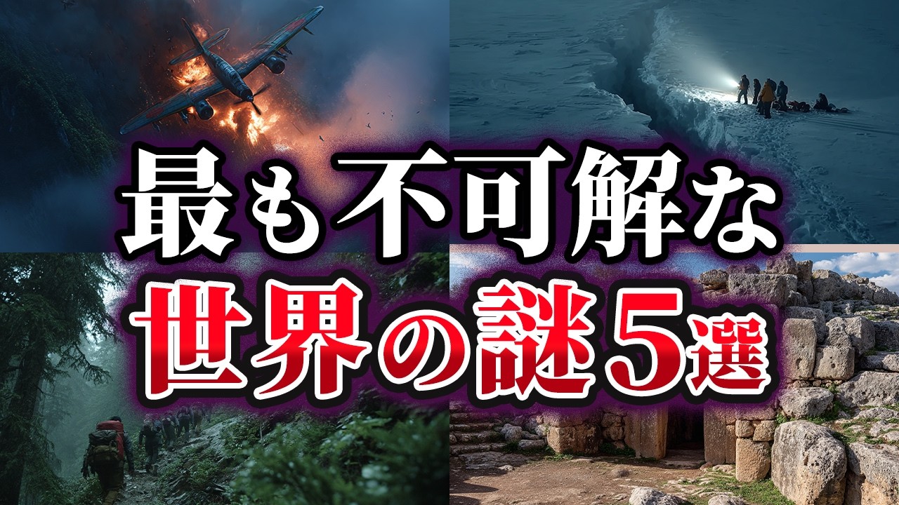 【ゆっくり解説】未だ解明されない世界の謎5選