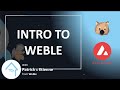 Intro to weble  iot gateway for the avalanche xchain