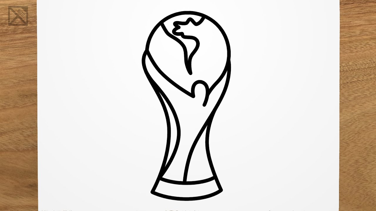 fifa world cup trophy sketch