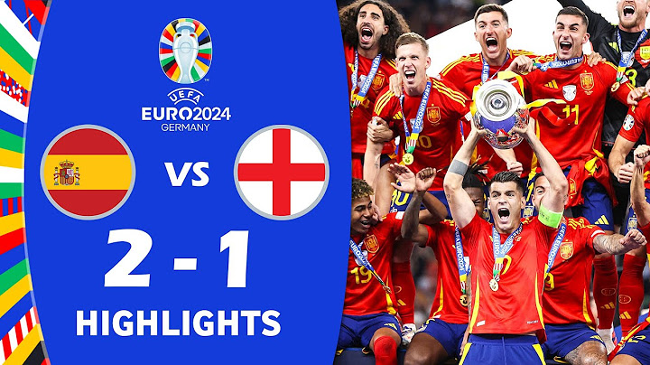 สเปน vs อังกฤษ 2-1 ไฮไลท์การแข่งขัน | สุดท้าย | ยูฟ่ายูโร 2024