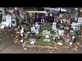 George Michael&#39;s Highgate Autumnal tribute garden - Wild is the wind (live) #Freedom4GM
