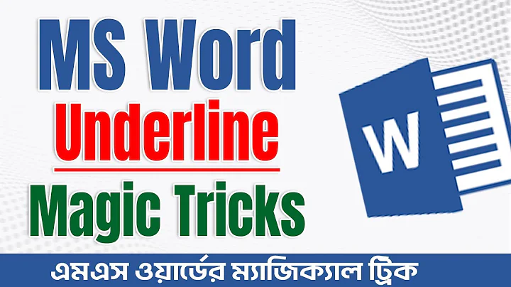 How to Change Underline Color in MS Word | Underline Hidden Tricks। Kivabe Shikhbo?