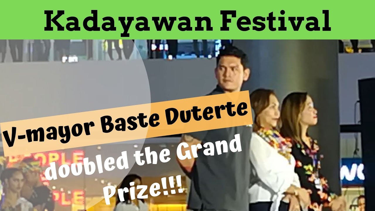 kadayawan Festival 2019 experience in Davao City together with Baste Duterte