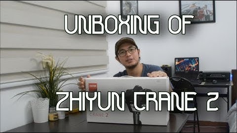 UNBOXING ZHIYUN CRANE 2 w/ FOLLOW FOCUS SERVO