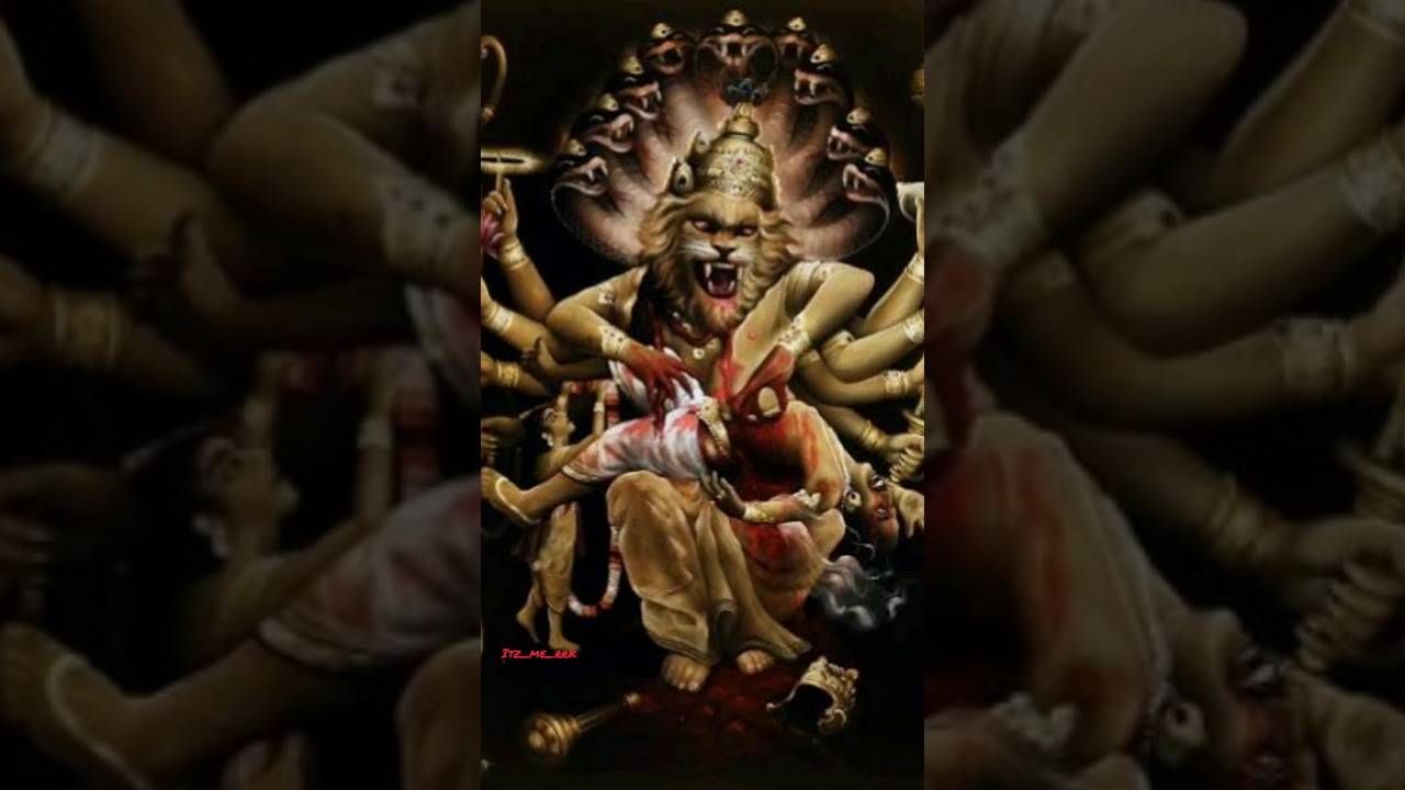 നരൻ അല്ല മൃഗമല്ല നരസിംഹ രൂപം🙏🏻 വിണ്ണല്ല മണ്ണല്ല തിരുമടി തട്ട്‌..🕉️🕉️