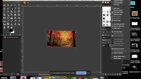 Gimp  Adding Layers, Adding Alpha Channels, Locking Layers, Changing Opacity