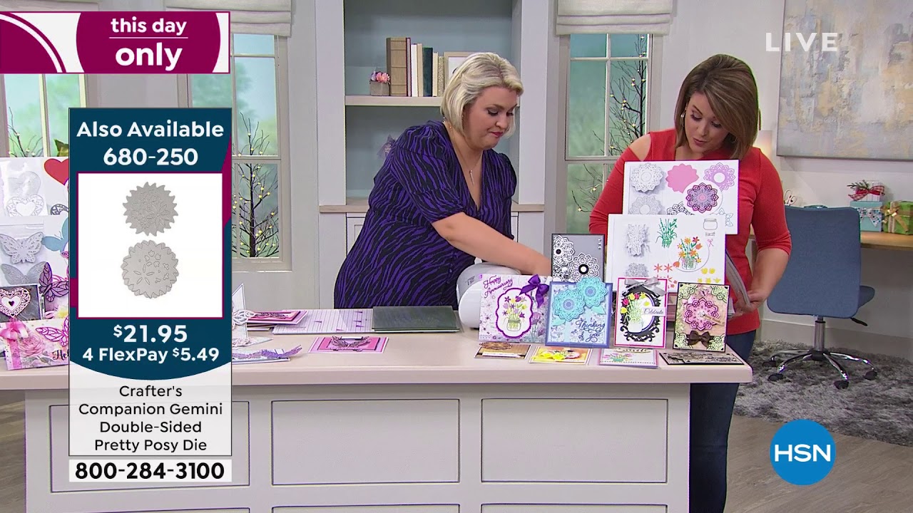 Crafter's Companion Gemini "Hearts a Flutter" DoubleSide...