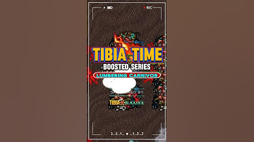 Tibia Time Boosted Series: Lumbering Carnivor! #tibia #gaming #ayceadventure #twitch  #shorts