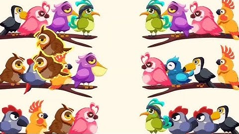 Bird Color Sort Puzzle All Levels 26 to 30 | Gameplay Walkthrough