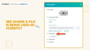 How to see where a file is being used in HubSpot