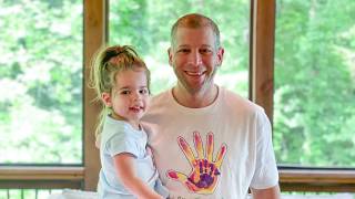 DIY Father's Day Handprint T-Shirt