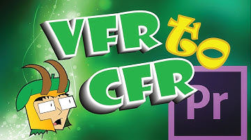 ADOBE PREMIERE FRAME RATE FIX the NONnerd Style - How To