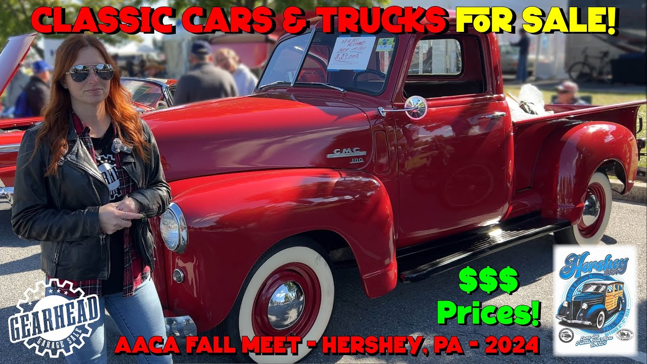 Classic Cars & Trucks FOR SALE with PRICES! 2024 Hershey AACA Fall Meet Car Corral!