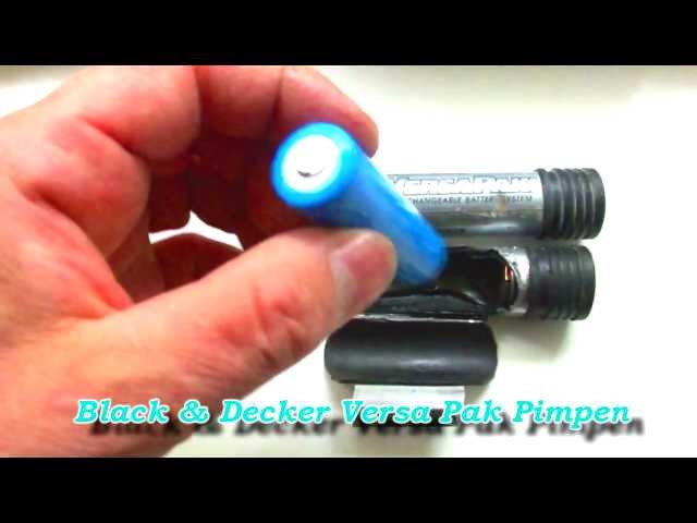 Black & Decker Versapak battery upgrade to 18650 Battery Part 2 