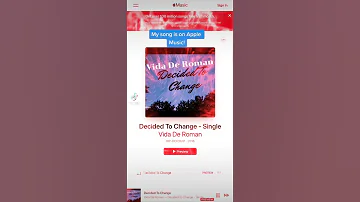 My Song Is On Apple Music Https Music Apple Com Us Album Decided To Change Single 1663076659 