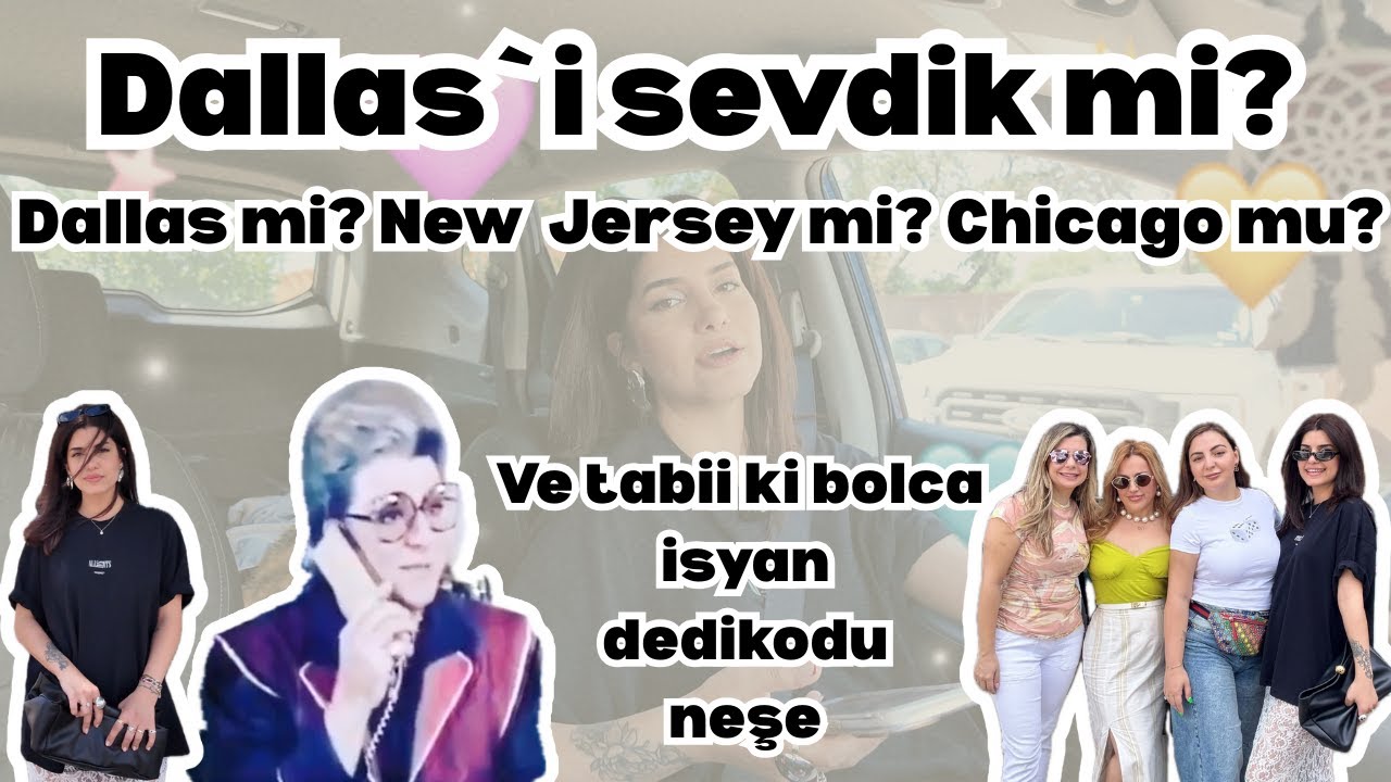 Dallas mi? New Jersey mi? Chicago mu? Amerika`da arkadasliklar nasil? Hepsi burada!