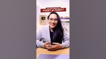 FUSSY or FUZZY? 🤔 #teamlyqa #learnwithlyqa #english #vocabulary #homophones