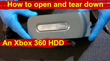 How to open your Xbox 360 fat Hard drive. Xbox 360 phat HDD disassemble and tear down guide