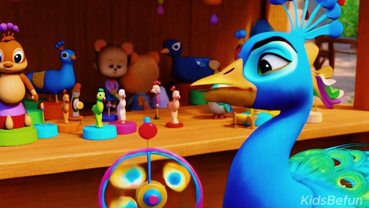 पावो और स्नोई की बाजार यात्रा | Pavo and Snowy's Market Adventure | Story Cartoon | Hindi Story