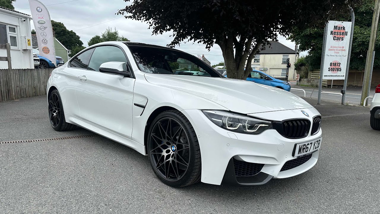 BMW M4 3.0 M4 COMPETITION 2d 444 BHP COUPE 2017 - YouTube