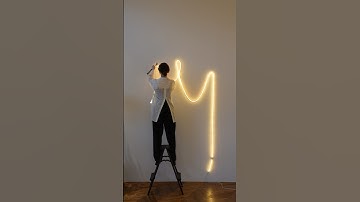 【照明】くるくるくねくね、自由に曲げられる間接照明 #照明 #間接照明 #テープライト #インテリア