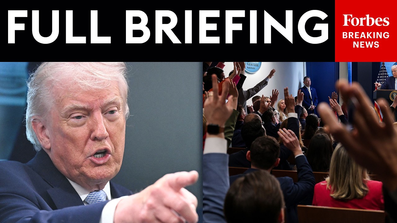 BREAKING NEWS: President Trump Holds Press Briefing To Take Reporters' Questions About The Iran