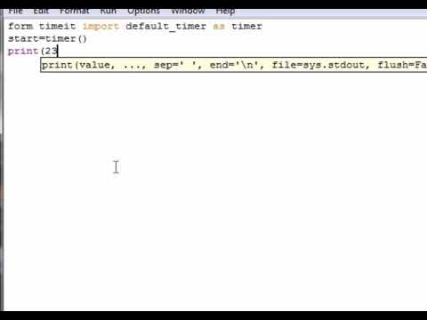 time it module , python programming