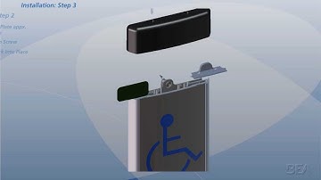 36" Low Profile Push Plate - LPR36 - Installation Overview