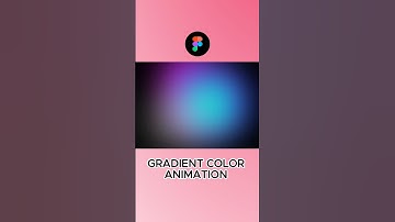 Color gradient animation in Figma |  #dailyui #figma #uidesign #animation #shorts