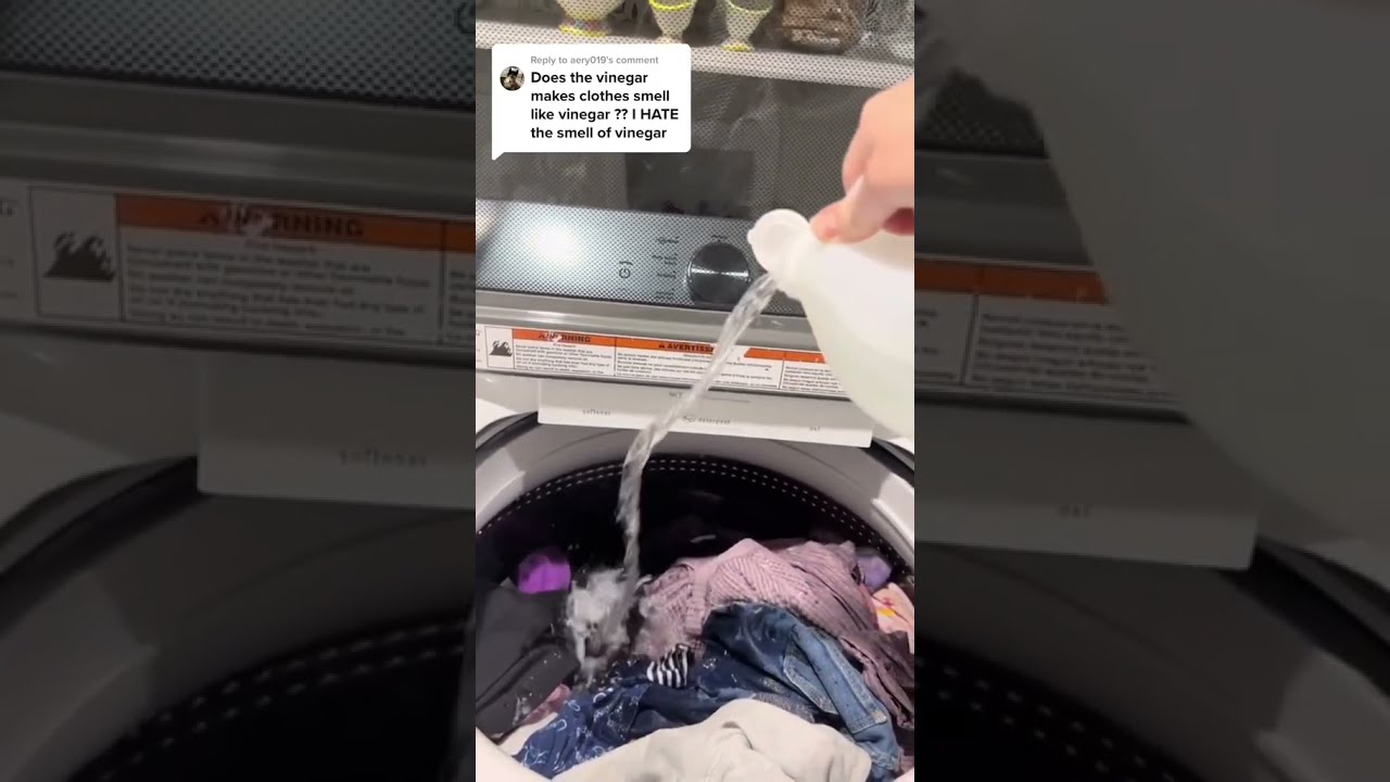 Vinegar Will Actually Make Your Clothes Smell Better 