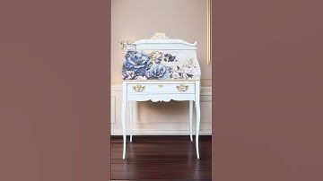 Decoupage Tips And Tricks: How To Apply To Furniture! #decoupage #decoupageideas #diyprojects