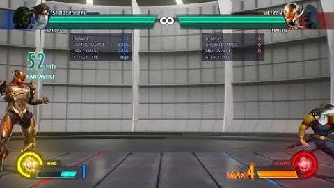 MARVEL VS. CAPCOM: INFINITE Strider/Gamora Overhead Combo