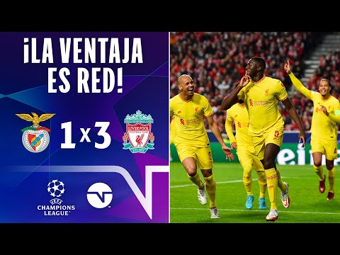 ¡PORTUGAL ES RED! I RESUMEN: BENFICA 1-3 LIVERPOOL I IDA CUARTOS DE FINAL I CHAMPIONS LEAGUE