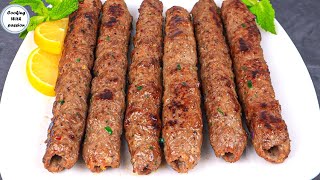 Restaurant Style Seekh Kabab Recipe Make With Mutton /Beef, Soft and Juicy Beef Seekh Kabab at home