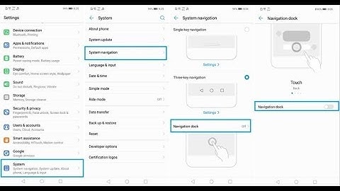 How To Enable Navigation Dock (Assistive Touch) In EMUI 8 Huawei/Honor Phones