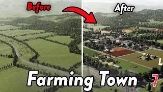 Building a small farming town in Milton County | Cities Skylines 2