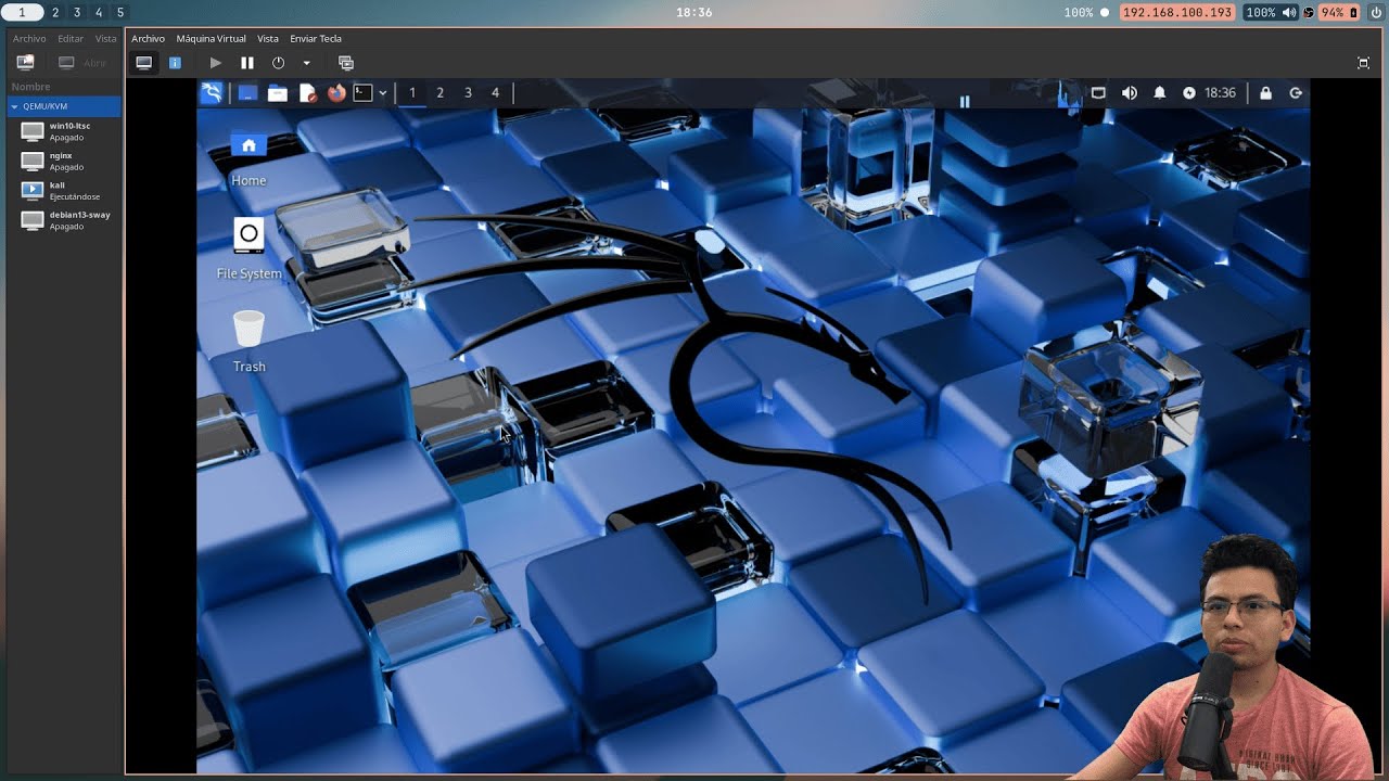 Virtualizando KALI LINUX
