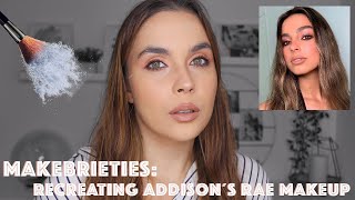 MAKEBRITIES: ADDISON RAE MAKEUP TUTORIAL | Lets recreate Addisons Rae Makeup | Leonor Pinto