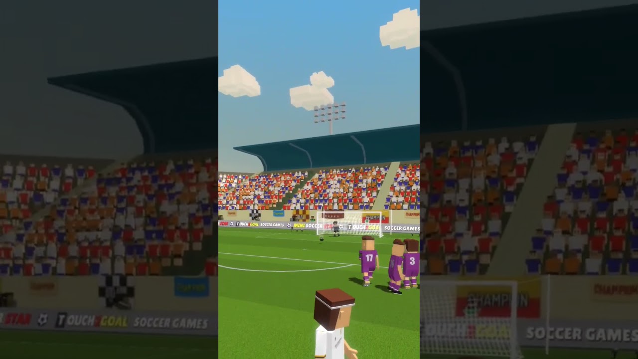 с расстояния нормально забил 