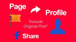 Share Facebook Post From A Page To Your Personal Profile