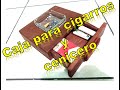 Caja porta cigarros y cenicero