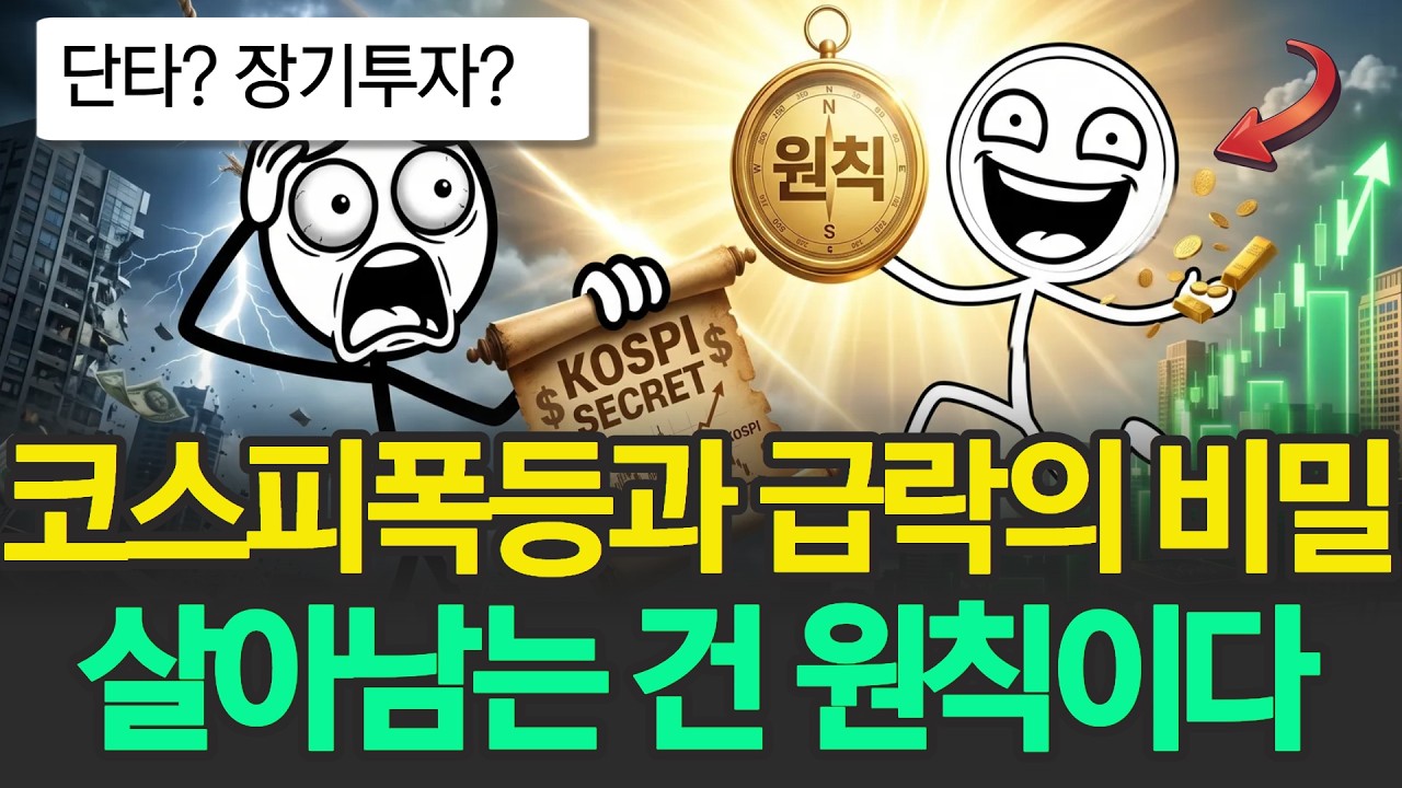 2030년까지 봉인된 코스피 급등락의 비밀 급등락 장세.. 단타를 할까? 장기 투자를 할까  코스피 8% 폭락 서킷브레이커 발동 이유, 삼성전자·SK하이닉스 지금 팔아야 할까!